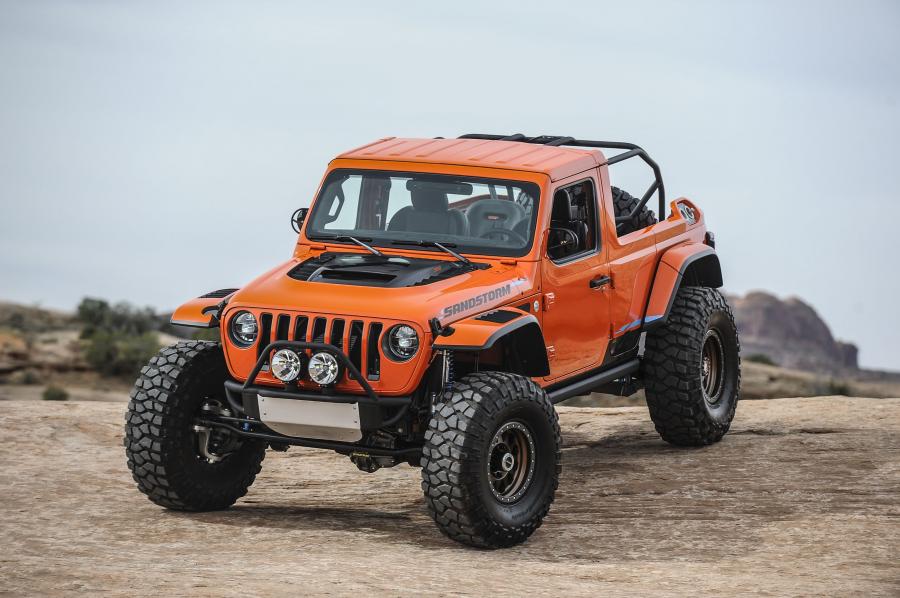  Jeep Sandstorm Concept (JL) 2018 года  (фото 5 из 50)